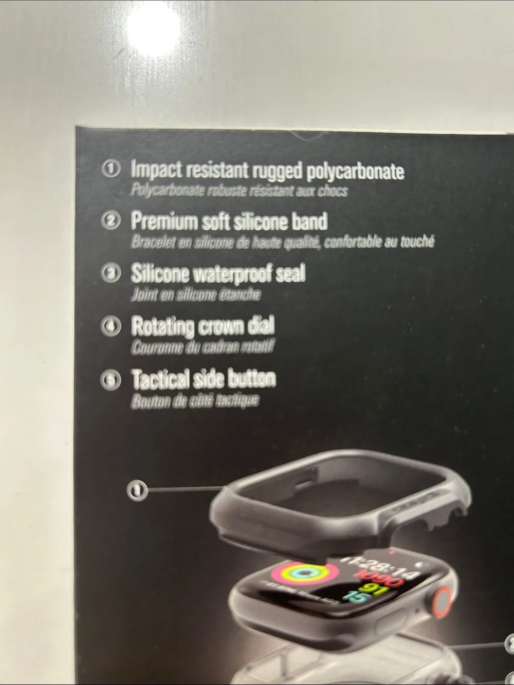 Catalyst Protective Waterproof Case for Apple Watch 44mm — Black